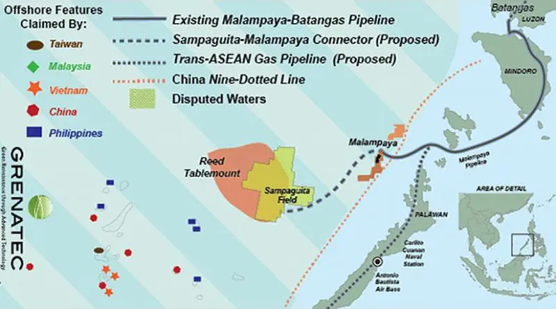 Reed Bank offers the South China Sea’s best opportunity to create a template-setting Philippine-Chinese Joint Development Area. Sources: The Economist, Philex Petroleum, Forum Energy, Grenatec.
