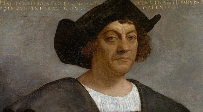 Painting believed to be of Christopher Columbus. Source: Wikipedia Commons.