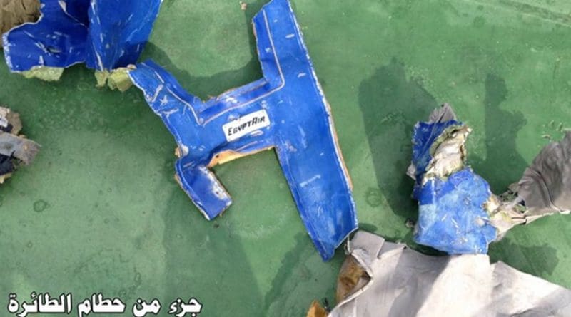 The Egyptian army has released pictures on Facebook of the wreckage of Flights MS804 and passengers’ belongings found in the southern Mediterranean.