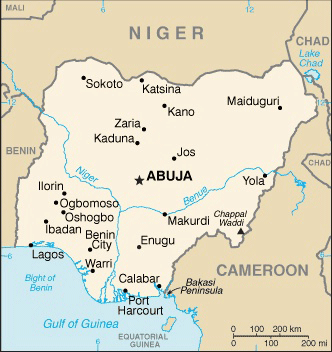 Figure 1. Map of Nigeria Source: U.S. Department of State