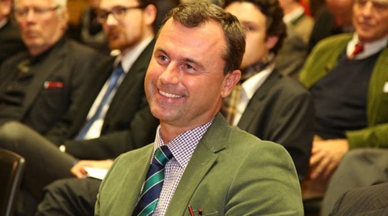 Austria's Norbert Hofer. Photo by Franz Johann Morgenbesser, Wikipedia Commons.