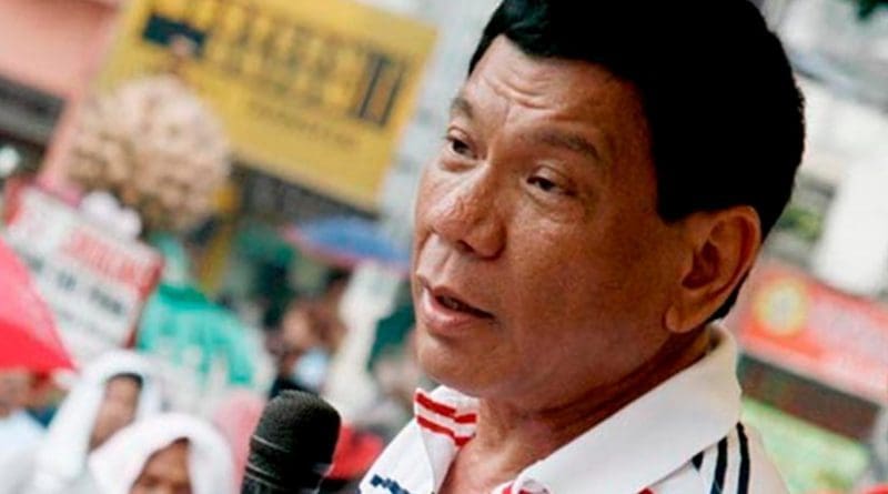 The Philippines' Rodrigo Duterte. Photo by Keith Kristoffer Bacongco, Wikipedia Commons.