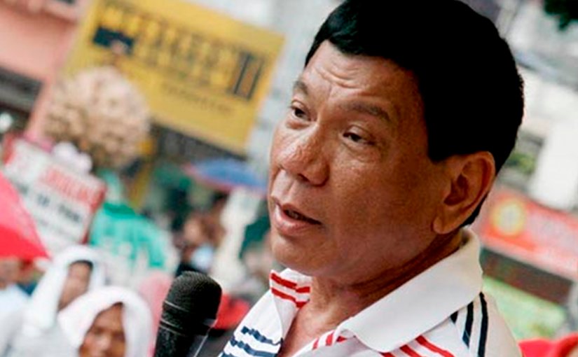 The Philippines' Rodrigo Duterte. Photo by Keith Kristoffer Bacongco, Wikipedia Commons.