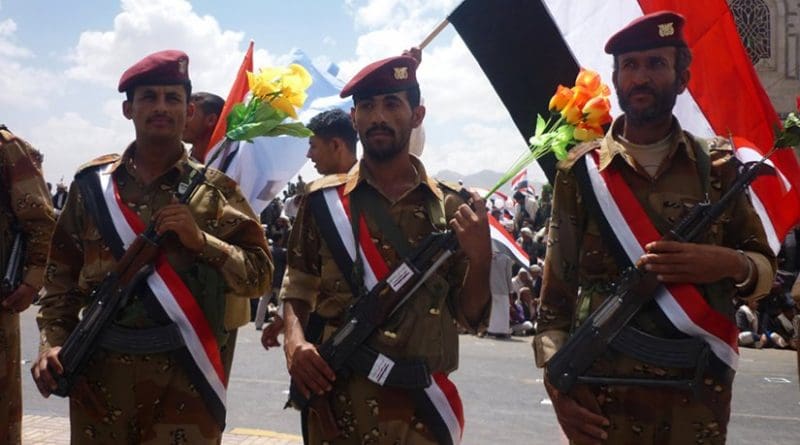 Yemen soldiers. Photo by Ibrahem Qasim, Wikipedia Commons.