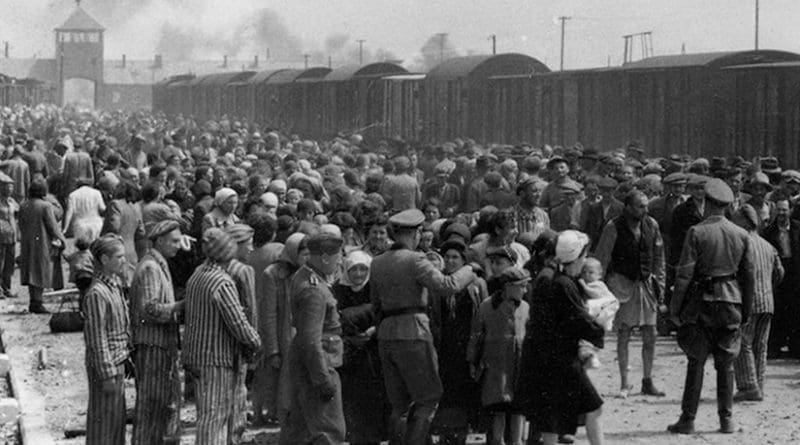 The photograph is part of the collection known as the Auschwitz Album. Credit: Wikimedia Commons