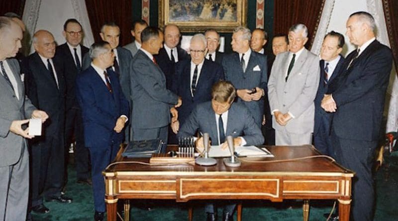 President John F. Kennedy opened the CTBT for signature. Source: CTBTO
