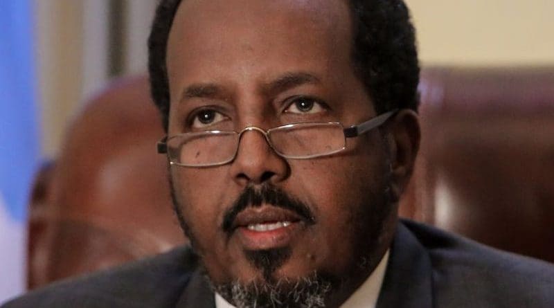 Somalia's President Hassan Sheikh Mohamud. Photo Credit: AMISOM Public Information, Stuart Price, Wikipedia Commons.