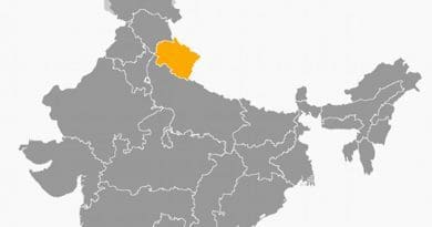 Location of Uttarakhand in India. Source: Wikipedia Commons.
