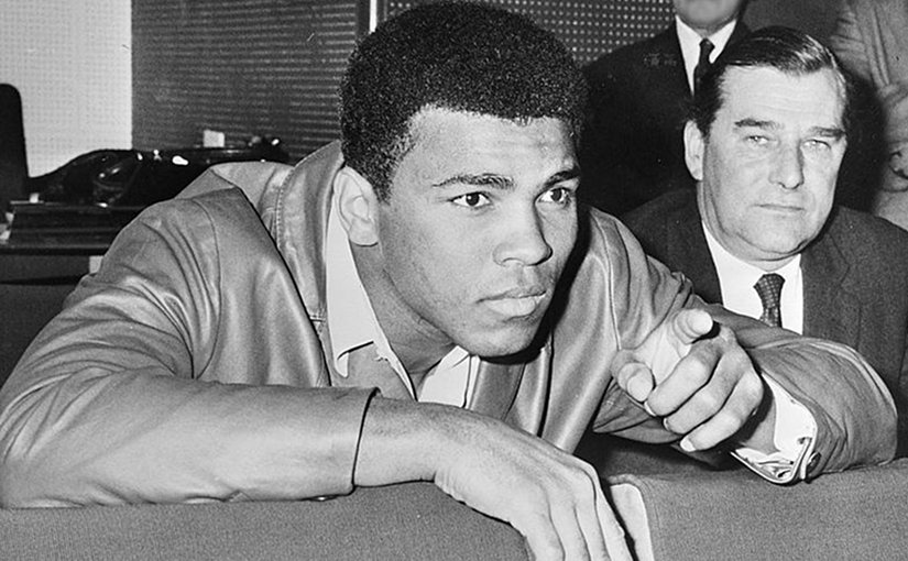 Muhammad Ali in 1966. Source: Dutch National Archives, The Hague, Fotocollectie Algemeen Nederlands Persbureau (ANEFO), Wikipedia Commons.