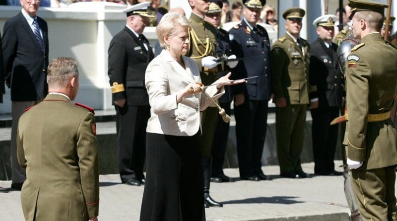 Lithuania's Dalia Grybauskaite. Source: Kapeksas, Wikimedia Commons.