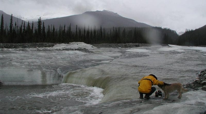 To better understand the impact of methane and carbon dioxide on climate change, ecologist Evan Kane samples thawing permafrost in Alaska. Credit Michigan Tech, Evan Kane