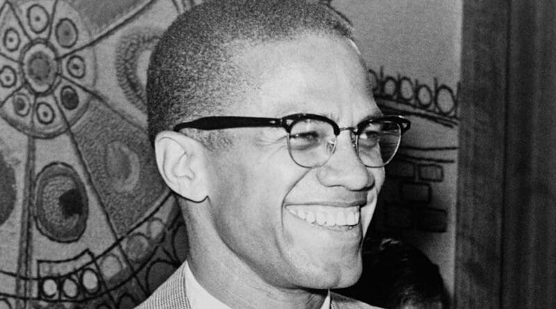 Malcom X. Photo by Ed Ford, World Telegram staff photographer, Wikipedia Commons.
