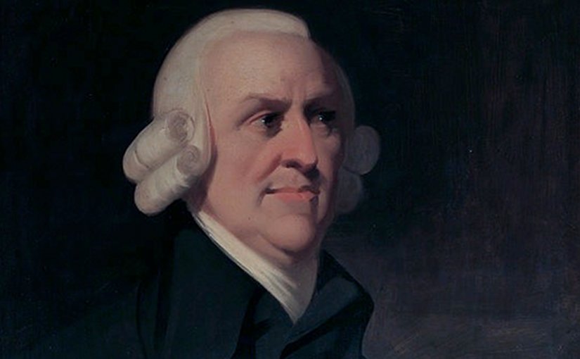 Portrait of the political economist and philosopher Adam Smith (1723-1790) by an unknown artist, which is known as the ‘Muir portrait’ after the family who once owned it.