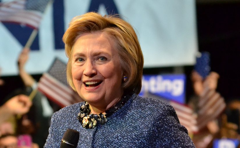 Hillary Clinton. Photo by Zachary Moskow, Wikipedia Commons.