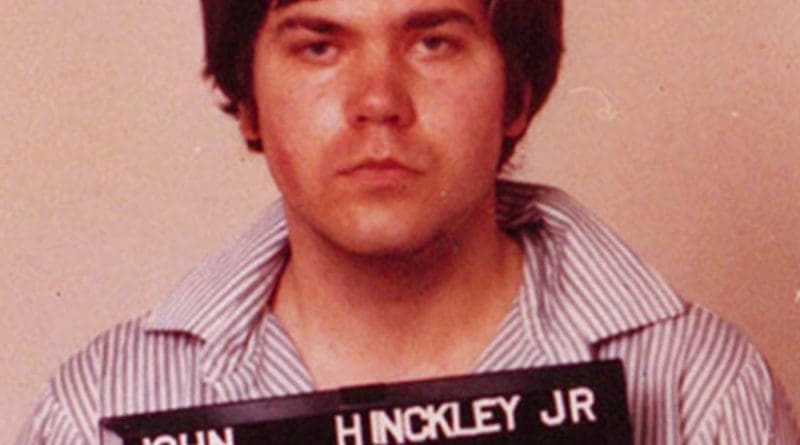 John W. Hinckley, Jr mugshot in 1981. Photo Credit: FBI