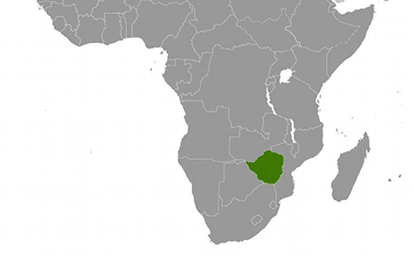 Location of Zimbabwe. Source: CIA World Factbook.