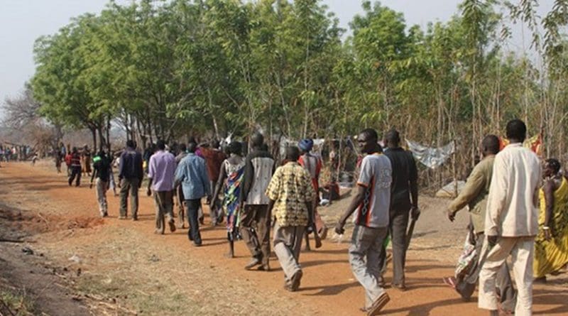 South Sudanese citizens fleeing from war in 2014. On the fifth anniversary of the country’s independence, many have been forced to flee once again. Image credit: European Commission DG ECHO/Malini Morzaria