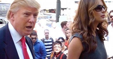 Melania and Donald Trump. File photo by Boss Tweed, Wikipedia Commons.