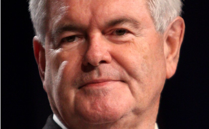 Newt Gingrich. Photo by Gage Skidmore, Wikipedia Commons.