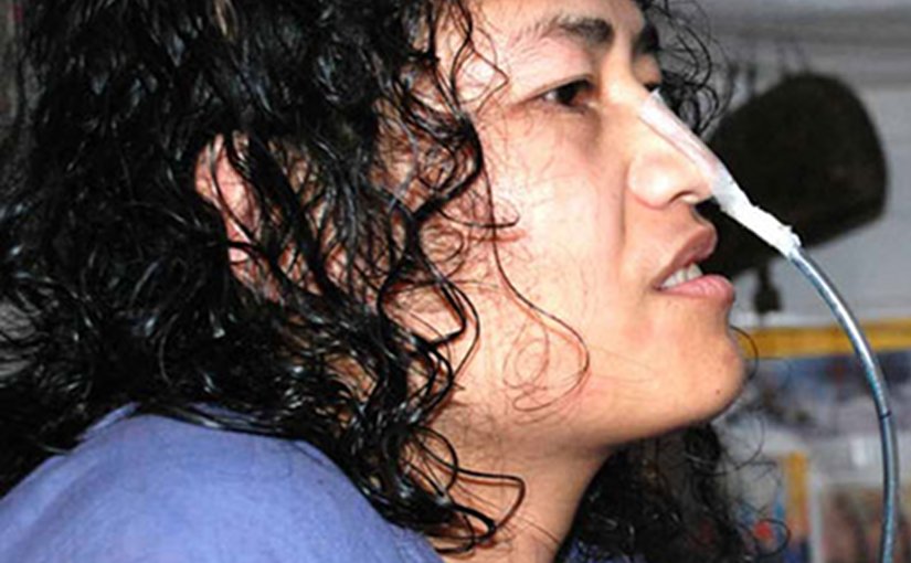 Irom Sharmila Chanu. Photo by Mongyamba, Wikipedia Commons.