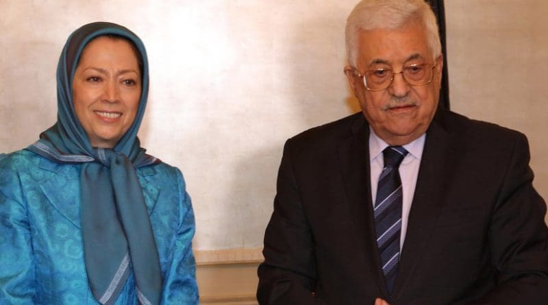 Maryam Rajavi and Mahmud Abbas