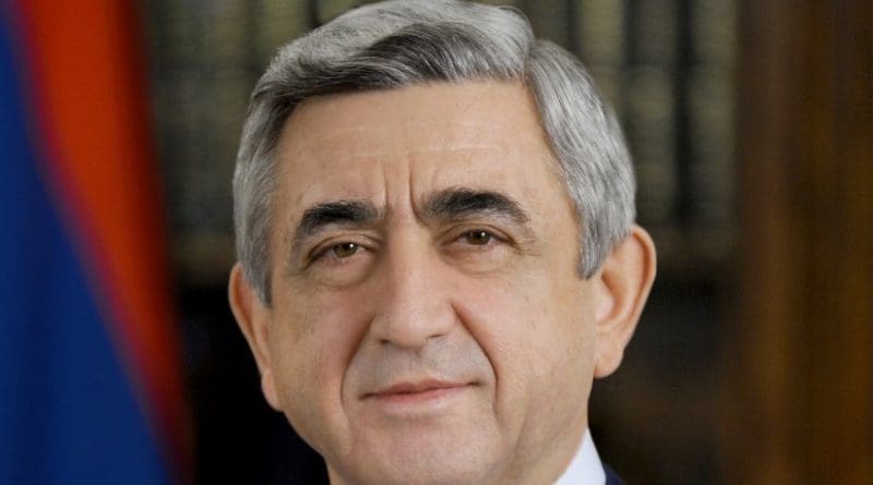 Armenia's Serzh Sargsyan. Official Portrait, Wikipedia Commons.