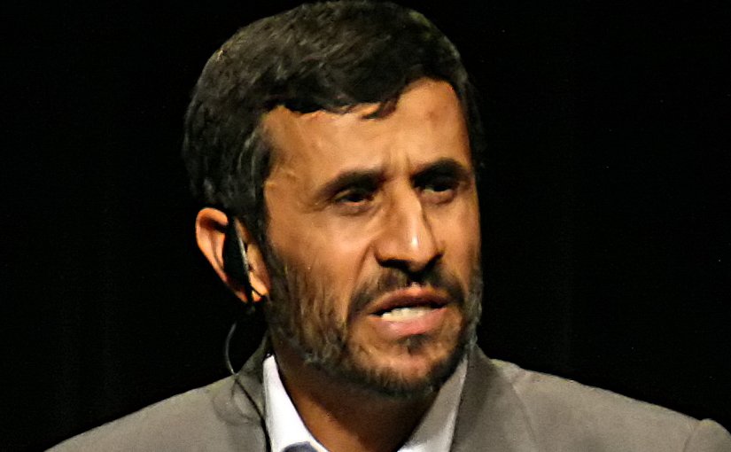 Iran's Mahmoud Ahmadinejad. Photo by Daniella Zalcman, Wikipedia Commons.