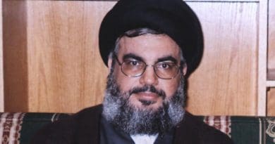 Hezbollah Secretary General Seyyed Hassan Nasrallah. Photo Rainwiki, Wikipedia Commons.