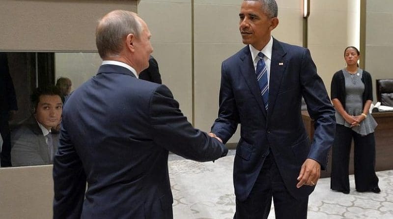 Russia's Vladimir Putin and United States' Barack Obama at the G20 Summit in Hangzho. Photo Credit: Kremlin.ru