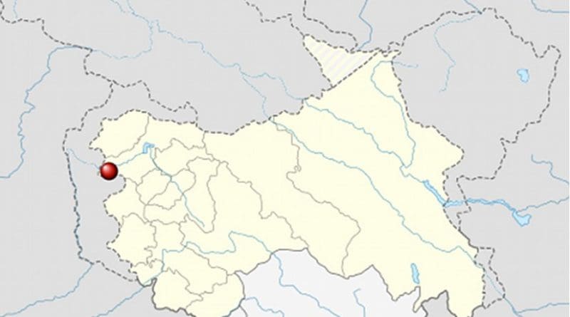 Location of Uri in Jammu and Kashmir, India. Source: Wikipedia Commons.