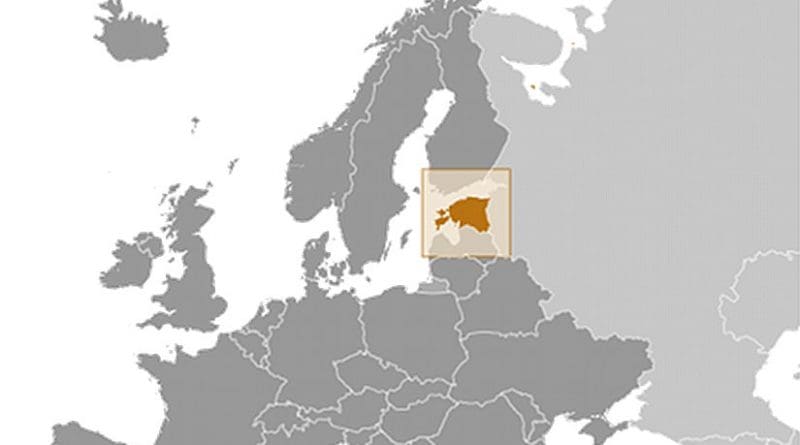 Location of Estonia. Source: CIA World Factbook