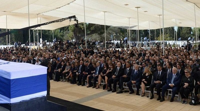the funeral of Shimon Peres
