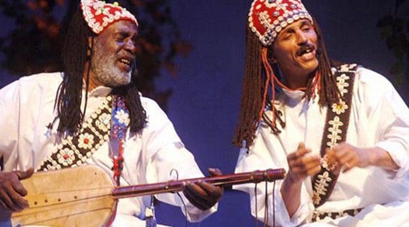 Moroccan musicians.