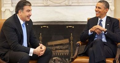 Misha Saakashvili meeting President Obama in 2012