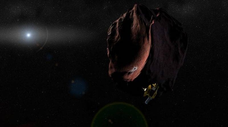 Artist rendition of New Horizons spacecraft