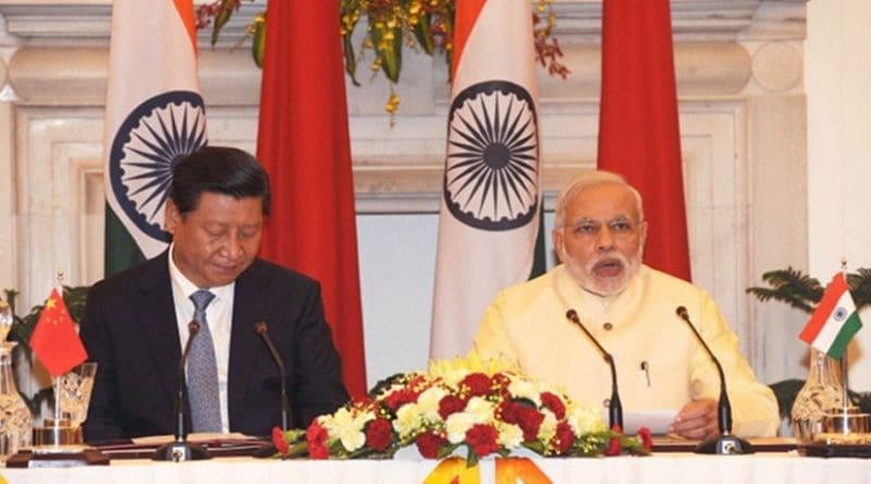 India's Prime Minister Narendra Modi with China's President Xi Jinping. Photo Credit: Narendra Modi, Wikipedia Commons.