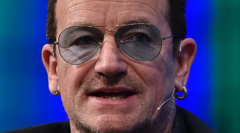 Paul David Hewson, "Bono". Photo Credit: 2014 Web Summit, Wikipedia Commons.