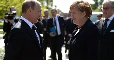 Russia's Vladimir Putin and Germany's Angela Merkel. Photo: Kremlin.ru