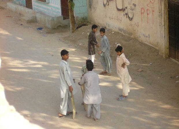 Children in Karachi, Pakistan.