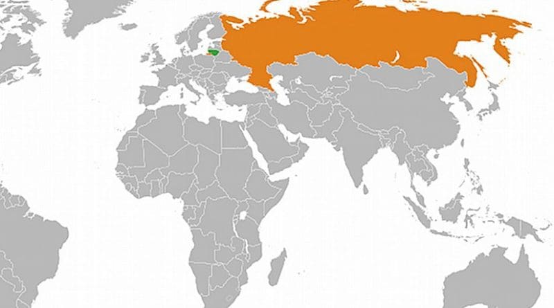 Locations of Lithuania and Russia. Source: Wikipedia Commons.