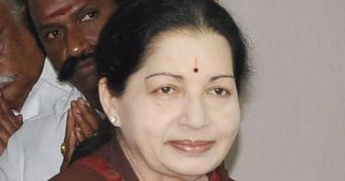 India's J. Jayalalithaa. Photo by Prakashfotos, Wikipedia Commons.
