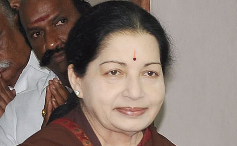 India's J. Jayalalithaa. Photo by Prakashfotos, Wikipedia Commons.