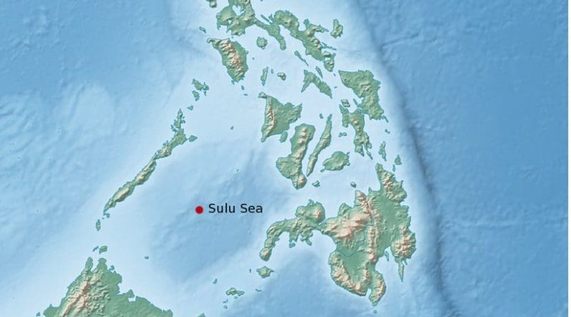 Location of the Sulu Sea.