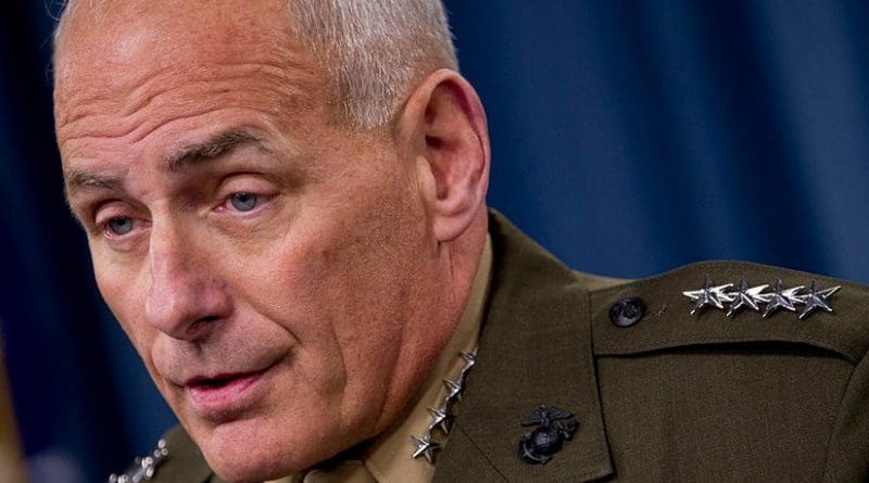 US Gen. John F. Kelly. DoD photo by Mass Communication Specialist 1st Class Chad J. McNeeley, Wikipedia Commons.