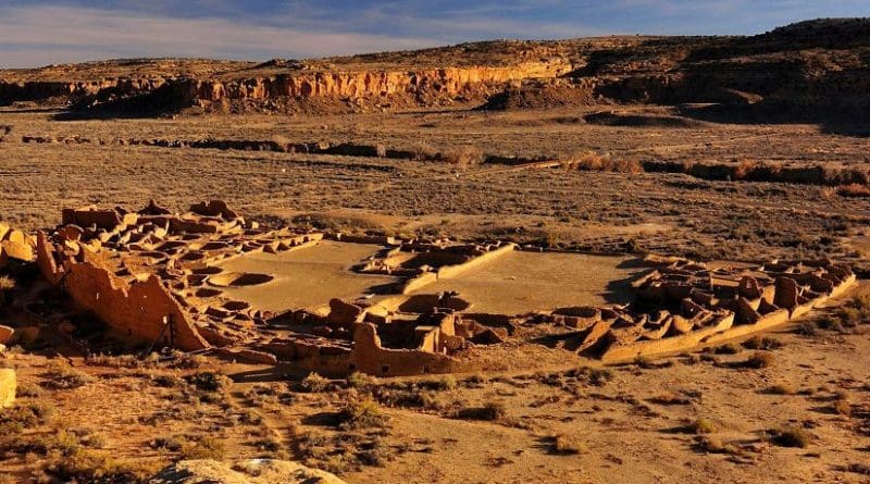 WSU scientists use data from archaeological sites like the 1,200-year-old Pueblo Bonito in Chaco Canyon, N.M., to study how ancient peoples adapted to climate change in the American Southwest. Credit Nate Crabtree