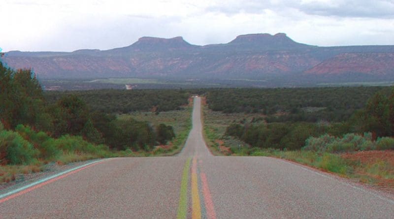 The Bears Ears from Utah Highway 261. Photo Credit: U.S. Geological Survey, Wikipedia Commons.