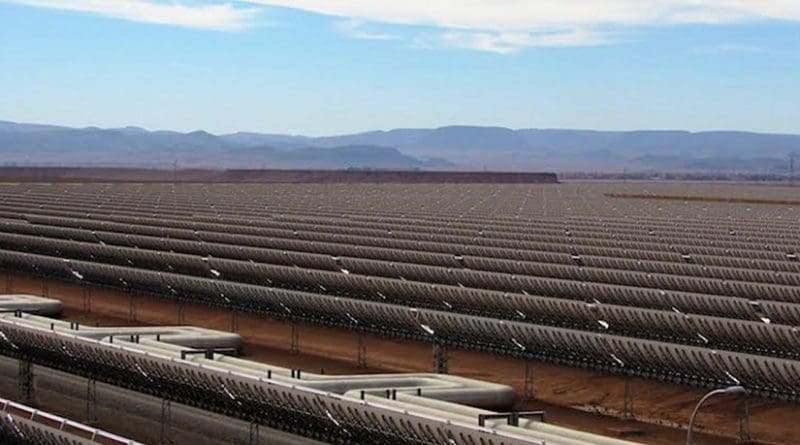 Morocco's Noor 1: Currently the $9 billion Noor facilities generate 160 megawatts (MW). Credit: Fabiola Ortiz