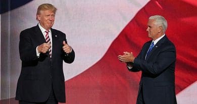 Donald Trump and Mike Pence. Photo by Ali Shaker/VOA, Wikipedia Commons.
