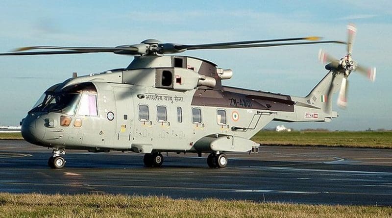 India signed a contract in February 2010 for 12 AgustaWestland AW101 VVIP helicopters. Photo by Brehmemohan, Wikipedia Commons.