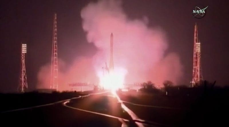 Launch of Russia's Progress MS-04. Photo Credit: NASA, Wikipedia Commons.